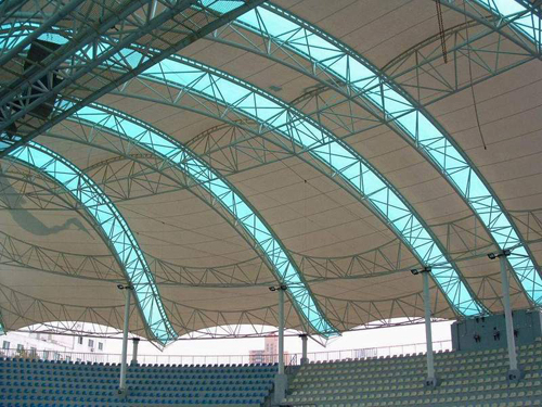 車輛出入口膜結構